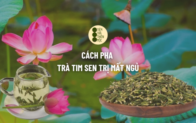 Cách Pha Trà Tim Sen Trị Mất Ngủ