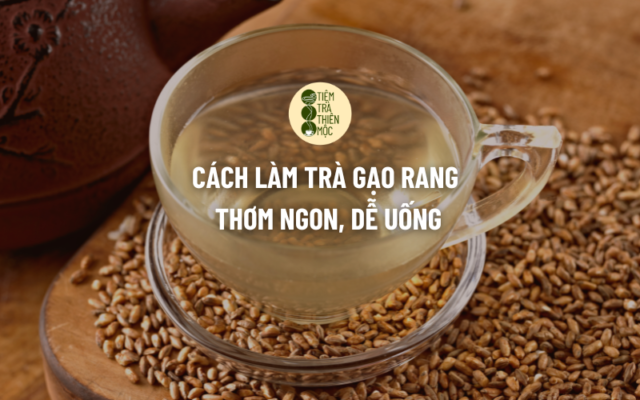 trà gạo rang